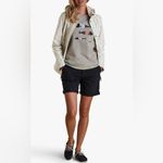Barbour NWOT Sailboat Overlayer Fish graphic sweatshirt gray size 10 Photo 1