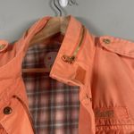 COOGI  Jacket Womens Size M Orange Studded Hood‎ Casual Full Zip Australia Cotton Photo 7