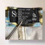 Style Company 8P Blue Olive Abstract Cotton Cropped Pants Casual Artsy Boho Photo 9