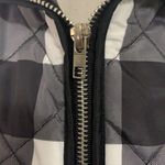 Aspen Black White Check Puffer Vest Photo 2