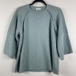 SUZY D Womens Sweater Top 2 US 14 Sage Green Casual Crew Neck Classic Pullover‎ Photo 0