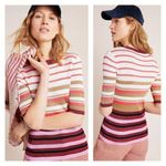 Scotch & Soda Anthropologie Anja Sweater Striped Tee XS Photo 1