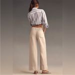 Velvet by Graham & Spencer Dru Beige Neutral wide Leg Linen Pants Tan Size 0 Photo 1