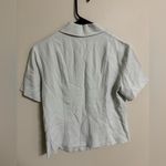 Talbots  Size 8 Pure Silk Short Sleeve Button Up Dress Shirt New Dead Stock Photo 1