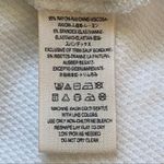 Free People Shirt Womens Small White Scoop Laser Cut Textured Neutral Edgy Photo 7