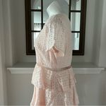 Stellah Tiered Eyelet Dress Deep V Photo 6