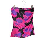 NWT Misha Revolve Danitza Mesh Mini Skirt‎ Size XS Pink Black Floral Fitted Photo 3