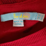 Boden Avery Polka Dot Button Back Sweater Red Size 6 Photo 3