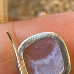 Sterling Silver Earrings Moontsone Square Pale Dangle Hook Earrings Minimalist Photo 3