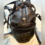 JOY GRYSON Nyla Black Supple Pebbled Leather Purse/Satchel/Crossbody Bag Photo 7