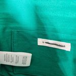 Anthropologie NEW   Green & White Striped Raffia Shoulder Bag Photo 6