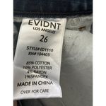 NWT EVIDNT Malibu High Rise Two Tone Kick Flare Jeans 26 Blue Photo 9
