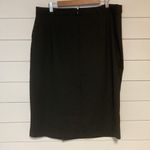Jason Wu  x Eloquii Faux Wrap Ruffle Black Skirt Photo 3