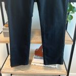 Chico's Mid-Rise Stretch Cotton Chino Black Dress Pant Trouser, 10 Photo 2