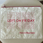 NWOT Left On Friday Wet Swimsuit Bag White Photo 0