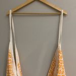 CAPRI Sling Tote eco friendly boho orange/pink/beige 100% cotton beach bag Orange Photo 4