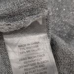 Vince Camuto Shimmery Heather Gray Long Sleeve Top Featuring Flare Sleeve Photo 6