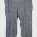 Talbots Chatham Black & White Plaid Slim Leg Trouser Pants Photo 0
