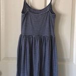 Forever 21 cream and navy stripe dress Photo 1