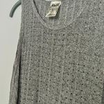 Vocal Gray Sleeveless Beaded Tank Top Blouse Photo 6