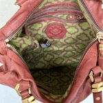 orYANY Women's Deep Red Brown Leather Shoulder Bag Textured Chic Elegant Photo 7