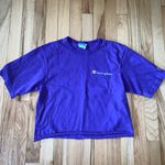 Champion  purple short sleeve cropped tee Photo 0