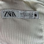 ZARA  Women's White Drawstring Athletic Shorts Photo 3