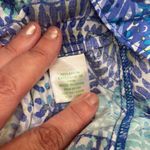 Lilly Pulitzer Abstract Blue and Green Mini Dress Photo 8