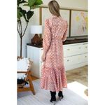Emerson Fry India Collection Frances Dress Maxi Gigi Print Orange Size L Photo 1