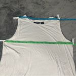 Adrienne Vittadini White Fitted Muscle Tee Size Large *Used Photo 8