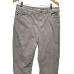 Lands' End Women Pants 14 Gray Earthy Corduroy Straight Leg Mid Rise Granola Photo 2