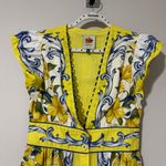 Farm Rio Women's Multicolor Sicily Scarf Print Cotton Maxi Dress Size Small Photo 3