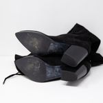 Marc Fisher  Arletta Pointed Toe Block High Heel Over The Knee Boots Shoes Black  Photo 4