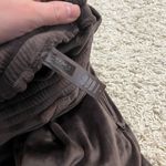 SKIMS Velour Brown Joggers Size Large Photo 2