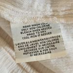 Denim & Supply Ralph Lauren  Cream Boho Ruffle Blouse with Tassel Tie Size Small Photo 6