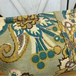 Liz Claiborne  Linen Canvas Paisley Floral Shoulder Mini Hobo Bag Photo 9