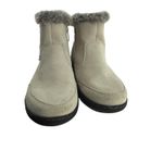 Khombu  Women's Iris Plush Faux-fur "Cream" Suede Water Repellent Boots Size 9 Photo 1