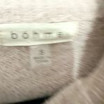 Bohme  Womens Small Fuzzy Sweater Pale Pink Mock Neck Long Sleeve Photo 1