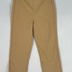 Chico's Classic Stretch Tank Khaki High Rise Pull On Straight Leg Crop Pants 4 Photo 0