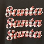 Sew In Love NWT puff lettering Santa sweatshirt Photo 3