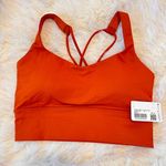 Lululemon NWT Free to Be Longline Bra / Burnt Orange Photo 0