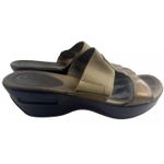 Cole Haan  Bronze‎ Wedge Sandals Nike Air Comfort Slides Size 8 Photo 3