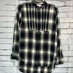 Denim & Supply Ralph Lauren Plaid Flannel Shirt Black White Grunge Festival L Size L Photo 1