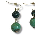 Chico's Chico’s Women’s Necklace Earrings Set Multi Strand Turquoise Gold 12” Length Photo 10