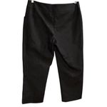 White House | Black Market  Women's Black Cropped Dress Pants Size 6 Photo 4
