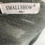 Smallshow Sage Green Long Sleeve Scoop Neck Top | Size XXL Photo 6