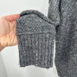 Blu Pepper  Gray Knit‎ Mockneck Sweater Women's Small Casual Winter Chunky Knit Photo 3
