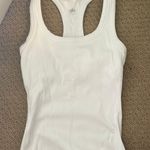 Alo Yoga Ribbed White Tank Photo 0