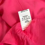 &merci &Merci Ruffle Sleeve Sheer Tulle Short Dress NEW Womens L Hot Pink Mesh Tiered Photo 8