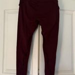NWT FP Movement by Free People Hearts Aflutter Ruffle Leggings Fig Jam Small Red Photo 7